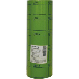 Этикет-лента 35х25 Devente зеленая (с ценой) 200шт. 2061507