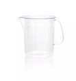 Кружка мерная пластиковая 1л прозрачная Полимербыт С116