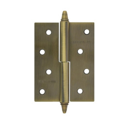 Петля 610-4 АВ бронз.покр.прав. (100х75х2,5) с колпачком "Н-М" 06891/10607