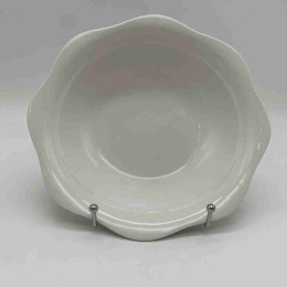 Салатник фарфоровый 220мм глубокий белый Радужный Дом РД75555