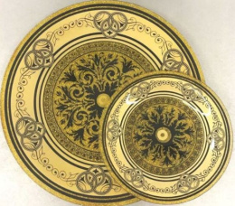 Набор тарелок стеклянных 7шт. мелкие (1шт.-300мм, 6шт.-180мм) в п/у Royal Glass 7001/301