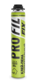 Клей-пена универсальный ПРОФИЛЬ FIX 650мл пистолет. 199062