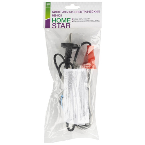 Кипятильник электрический 0,5кВт, HB-005 HomeStar 005689