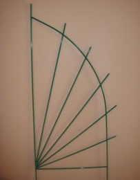 Шпалера металлическая 0,58х1,80м Парус №5 Садовита