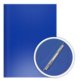 Папка с пружинным зажимом Dolce Costo эконом, синяя 141/29291  D00333-BL