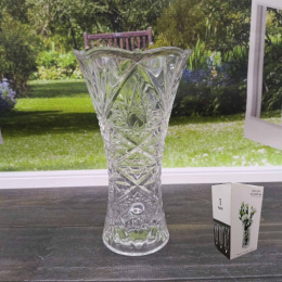 Ваза для цветов стеклянная кубок h-23,5см d-13см Радужный Дом РД20334