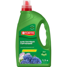 Жидкое удобрение для гортензий голубых и декоративных кустарников 1,5л минеральное Bona Forte