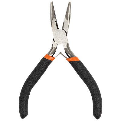 Длинногубцы прямые 125мм обрезиненные ручки, мини MIN13 Park 352013