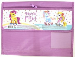 Папка для труда А4 на липучке Пони на прогулке ПТР-6723