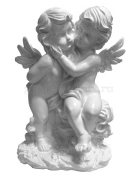 Фигурка садовая гипсовая Два ангела 26х36см ГусьДекорЛюкс 15С20