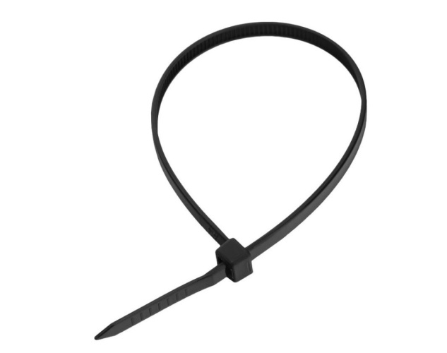 Хомуты пластиковые 300х3,6мм 100шт., черные Сибртех 45560