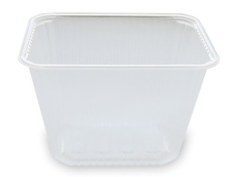 Контейнер одноразовый пластиковый с крышкой 186х132мм 2000мл Юпласт ЮУПМ3323