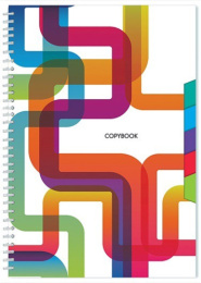 Тетрадь  80 листов А4 Цветной лабиринт, с разделителями, гребень С6259-05