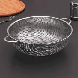 Дуршлаг из нержавеющей стали на ножках с ручками d-31,5см Радужный Дом РД11952