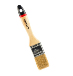 Кисть плоская Euro  38мм, 1,5", натуральная щетина, деревянная ручка Stayer 0102-038