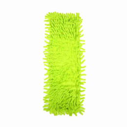 Насадка для швабры МОП плоская из микрофибры 12х37см Лапша, цвет в ассортименте Радужный Дом РД11570