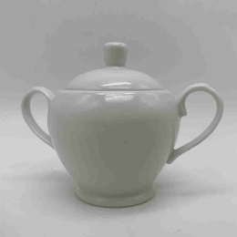 Сахарница фарфоровая 200мл белый Радужный Дом РД74992