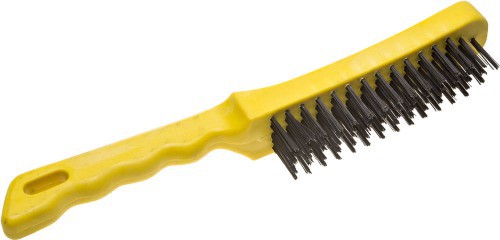 Щетка 5-рядная металлическая, пластиковая ручка Stayer 35015-5