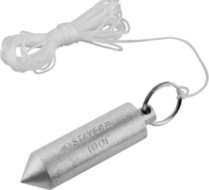 Отвес строительный 100г со шнуром 5м Stayer 0635-10