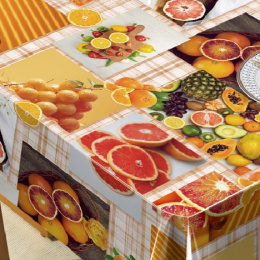 Клеенка столовая на тканевой основе с ПВХ покрытием 1,4х20м Grace STS1006