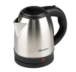 Чайник электрический 1,2л 1500Вт, MA-153, нержавеющая сталь, диск, стальной Матрена 105224