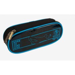 Пенал Devente овальный SK8BRDNG, с внутренним органайзером-створкой 7023345