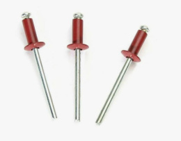 Заклепки Al/st 4.0х10  RAL 3011 красно-коричн. 083-40103011