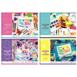 Альбом для рисования 40 листов BG Рисуй сейчас, гребень АР4ГР40 10955