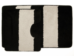 Комплект ковриков напольных для ванной и туалета на латекс. основе Be Maks Multi 2пр. 60х100см/60х50см толщина 18мм, серый Aqua-Prime 171-191