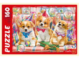Пазлы  160 элементов Милые корги П160-7122
