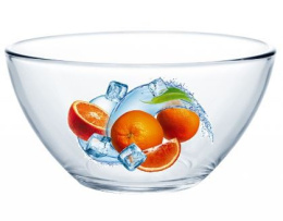Набор салатников стеклянных 3шт. 110мм/250мл Фрукты со льдом Декостек 322-Д