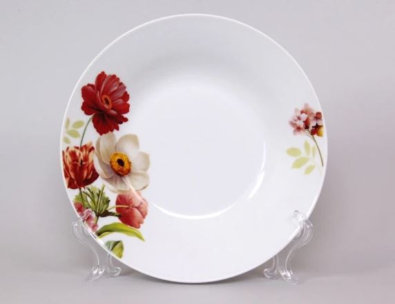 Тарелка фарфоровая глубокая 200мм/500мл Богемия 1029092