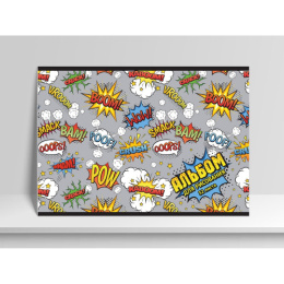 Альбом для рисования 32 листа Комикс, на скобе 11028