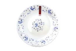 Тарелка стеклокерамическая мелкая 190мм Синяя вуаль Коралл LHP75-1059