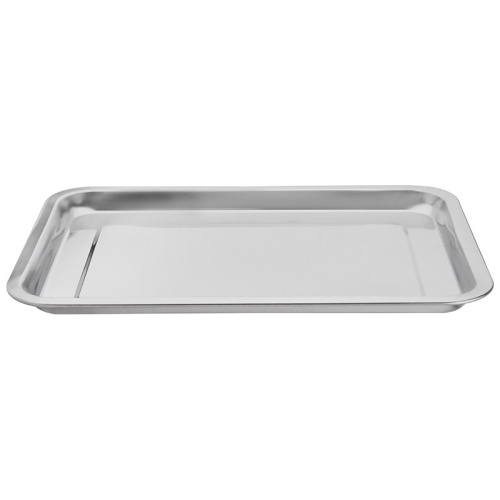 Поднос из нержавеющей стали прямоугольный 26х35х2см Domestico 108943