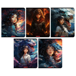 Тетрадь  48 листов Девочки Фэнтези 14056/5