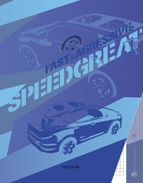 Тетрадь  80 листов Авто, 5 предметов, высечка С0246-33