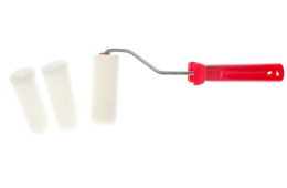 Валик поролоновый 100мм + 2 шубки малярный, для водорастворимых лако-красочных материалов Mirax 0363-10