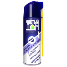 Аэрозоль от моли, кожееда с двойным распылением 150мл Чистый Дом 02-927