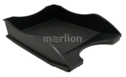 Лоток для бумаг Buro Классик 248х340х50мм, черный пластик 1535307