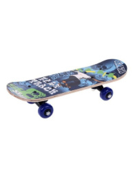 Скейтборд деревянный 43х13см Экстрим, колеса PVC, пластиковая подвеска, максимальная нагрузка 45кг Наша Игрушка 636242/614759
