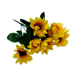 Цветы декоративные  30см Букет Подсолнухи Радужный Дом РД17631