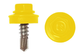 Саморез кровельный 5,5х19 RAL 1018 (желтый) Daxmer 277-10185519