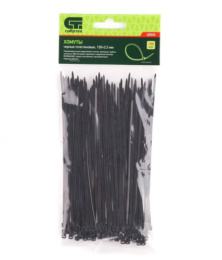 Хомуты пластиковые 150х2,5мм 100шт., черные Сибртех 45545