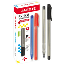 Ручка шариковая на масляной основе Devente Triolino Translucent Ультра, черная, 0,7мм 5073835