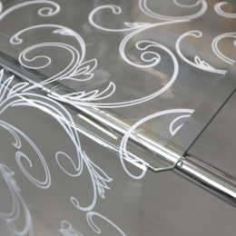 Клеенка столовая силиконовая с печатью 1,0х20м 0,6мм Grace 7036