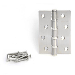 Петля врезная Apecs 100х70-B4-Steel-NIS универсальная, матовый никель Apecs 19683