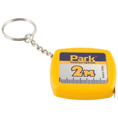 Рулетка-брелок  2м пластиковый корпус Park 007644