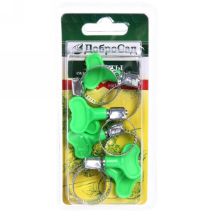 Хомуты металлические 25мм 6шт. Бабочка ДоброСад 782-017