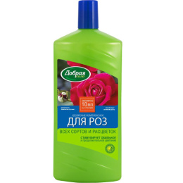 Жидкое удобрение для роз 1,0л органо-минеральное Добрая сила